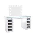 thumbnail image 7 of Impressions Vanity Slaystation Pro 2.0 Makeup Table with Makeup Mirror and Drawers Bundle (Bright White), 7 of 7