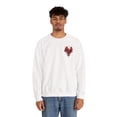 thumbnail image 6 of Small Red Heart Sweatshirt, Floral Red Heart Sweatshirt, Floral Love Sweatshirt, Valentine's Day Sweatshirt, Heart Floral Sweatshirt 104, 6 of 24