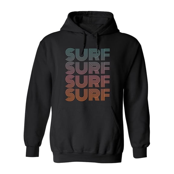 Surf Surf Design Hoodie Men -Image by Shutterstock, Male Large