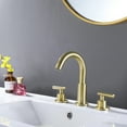 thumbnail image 3 of Dual Handle Deck Mounted Bathroom Widespread Faucet, 3 of 5