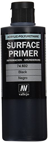 Vallejo Black Primer Acry-Poly 200ml Paint