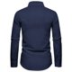 thumbnail image 3 of Men's Solid Color Striped Long Sleeve Shirt Men's Casual Fashion Shirt4XL, 3 of 4