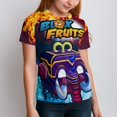 thumbnail image 4 of Kids Blox Fruit T-Shirts, Youth MammothFruit T-Shirts, Casual Crew Neck Shirts for Boys Girls, Fashion 3D Print Short Sleeve Tee, 4 of 9