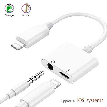 VST Lighting to 3.5mm Headphone Jack Adapter Charger,2 in 1 Audio and Charge Splitter,Dongle AUX Earphone Converter Adaptor (The Best Vst Plugins)