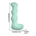 thumbnail image 2 of Cooling Body Pillow for Side Sleeper, L Shaped Long Hugging Pillow with Breathable Removable Washable Cover, Full Body Support Cushion for Bed Backrest, 35.4", Green, 2 of 5