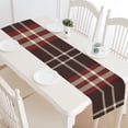thumbnail image 1 of YUSDECOR Tartan Tiles Table Runner for Office Kitchen Dining Room Wedding Party 16x72 inch, 1 of 4