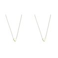 thumbnail image 1 of (2-Pack) Rinsvye 26 initial Heart Shape Necklaces for Women Alphabet Necklace for Women Crystal Pendant Necklace Necklaces for Women A Men Chain Necklaces Z 26 Alphabet initial Gold Necklaces for Wo, 1 of 3