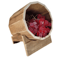 thumbnail image 4 of Bucket - Wooden - Hand Crafted - Single With Cradle (Candy Sold Separately), 4 of 5