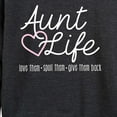 thumbnail image 3 of Instant Message - Aunt Life - Women's Lightweight French Terry Long Sleeve Shirt, 3 of 6