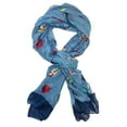 thumbnail image 1 of Peach Couture Foulard Légère d'Été et d'Automne à Imprimé d'Oiseaux, Design Graphique Multicolore, 1 of 1