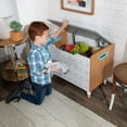 thumbnail image 4 of KidKraft Mid-Century kid™ Gray Wooden Toy Box with Safety Lid, Ages 3+ Years, 4 of 7