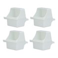 thumbnail image 2 of Dispensador de agua para pájaros blancos, 4 juegos Dispensador de pájaros Dispensador de pájaros Alimentador Dispensador de agua para pájaros Tecnología de vanguardia, 2 of 8