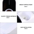 thumbnail image 4 of FRCOLOR Toothpaste Squeezer 1pc Bathroom Wall Mounted Punch Free Toothpaste Storage Rack Squeezer Black,4.45"X2.56"X2.48", 4 of 5
