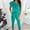 Green, variant on HUPOM Womens Scrub Pants Joggers Womens Pants Capris High Waist Rise Short Straight-Leg Black XL