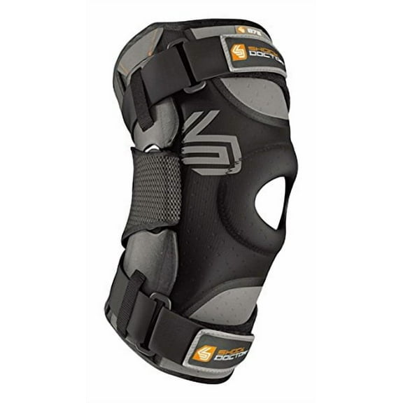 Shock Doctor Ultra Knee Supporter with Bilateral Hinges (Black, XX-Large)- Single