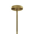 thumbnail image 3 of Modway Beacon 6-Light Chandelier in Opal Satin Brass, 3 of 7