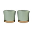 thumbnail image 2 of Plant Pots Set Of For Indoor Plants With Holes And Removable Base Saucer Modern Decorative For Outdoor Garden,Flowerpots With Dish Ceramic, 2 of 4