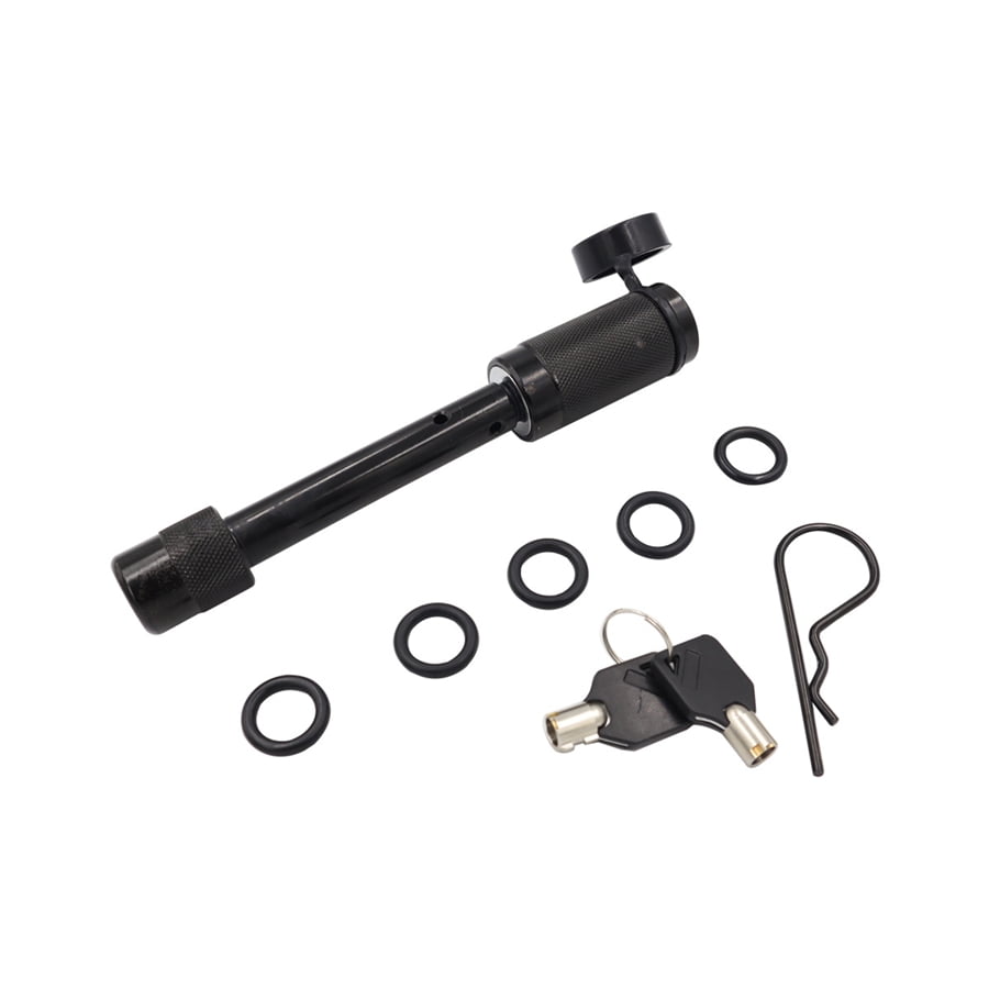 Keyed Alike Trailer Hitch Receiver & 1/4" Coupler Lock Kit 5/8" Dia 31/2" Long