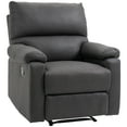 thumbnail image 1 of HOMCOM Fauteuil Inclinable Manuel avec Repose-Pieds pour Salon, 1 of 10