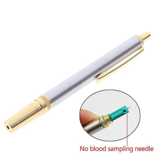 Stainless Steel Blood Lancing Point Pen Cupping Bloodletting Acupuncture Pena Shytmv