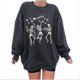 thumbnail image 2 of Pntutb Mujeres tops Invierno Navidad Esqueleto humano Impresión Pullover Sudadera suelta Pntutb Pntutb-7778, 2 of 8