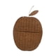 thumbnail image 2 of Cesta tejida para puerta de entrada, cesta tejida colgante, flores para puerta, dormitorio, entrada manzana, 2 of 9