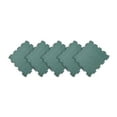 thumbnail image 2 of Rubber-Cal "Terra-Flex" Interlocking Rubber Mats - 1/4 in x 24 in x 24 in - 5 Pack - 20 Sqr/Ft - Green Flooring Tiles, 2 of 6