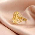 thumbnail image 5 of Jerusalem Cross Ring for Women Jerusalem Crusader Ring for Men Jerusalem Medal Greek Medieval Christian Religious Jewelry Baptism Gift, 5 of 7