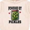thumbnail image 3 of Inktastic Pickle Lover Funny Powered by Pickles Toddler Hoodie, 3 of 4