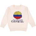 thumbnail image 2 of Inktastic I'm So Cute, I Must Be Colombian Sunflower Toddler Sweatshirt, 2 of 4