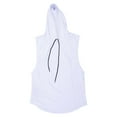 thumbnail image 6 of Baozhu Men's Workout Hooded Tank Tops Sleeveless Casual Gym Training Hoodies  Fashion Athletic Hoodies Pullover Hooded T-Shirts, 6 of 7