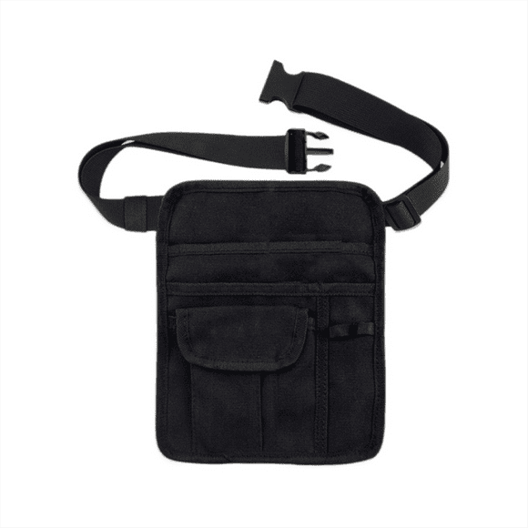 Server Waist Pouch, Quality Restaurant Waiter Waist Pouch Bag with Adjustable Belt, Utility Money Bag, Serving Apron