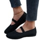 thumbnail image 1 of Zapatos Sin Cordones Punto para Mujer Planos Con Punta Redonda Transpirables Antideslizantes Viajes Al Aire Libre, 1 of 9