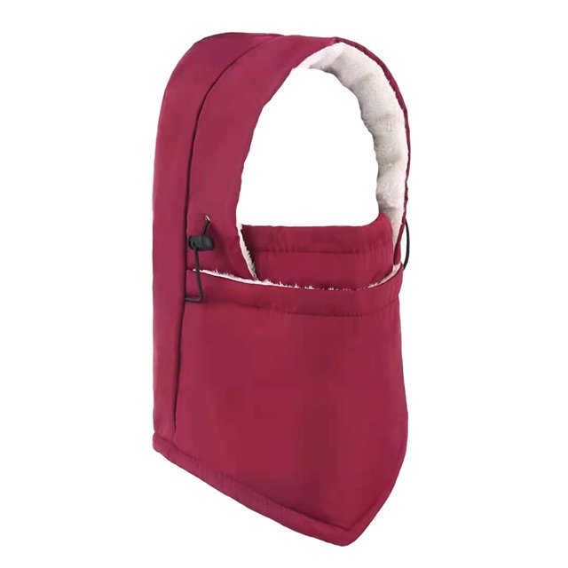 Minnieouse Sombreros Calentador de cuello a prueba de viento Gorros ajustables a prueba de agua Gorros Regalos para clima frío Senderismo Ciclismo Casco de Sombreros vino rojo Minnieouse AP009969-04