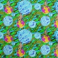 thumbnail image 1 of oneOone Velvet Pear Green Fabric Abstracts Sewing Material Print Fabric By The Yard 58 Inch Wide, 1 of 5