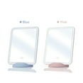 thumbnail image 2 of LED Makeup Mirror Touch Screen Adjustable Brightness Vanity Mirror USB Rechargeable Lighted Mirror Desk Cosmetic Mirror With Magnetic Mobile Holder, 2 of 7