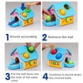 thumbnail image 4 of Juguete De Martillo De Madera Para Niños, Banco De Golpes, Juguetes Interactivos Para Padres E Hijos, Juguetes Educativos De Aprendizaje Temprano Para Bebés Yuarrent FN005529-00, 4 of 6