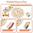 thumbnail image 3 of Juego de ajedrez con memoria Hirger Wooden para niños y adultos, 3 of 6