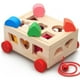 thumbnail image 1 of Juguete de madera con forma de carrito para el desarrollo de habilidades con 15 agujeros, caja de inteligencia con bloques para niños de 0 a 3 años, 1 of 4