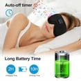 thumbnail image 4 of Sleep Headphones, Sleep Mask Bluetooth Wireless Music Eye Mask, Sleeping Mask for Side Sleepers Sleep Mask with 3D Bluetooth Headphones Ultra-Thin Stereo Speakers Perfect for Sleeping, 4 of 8