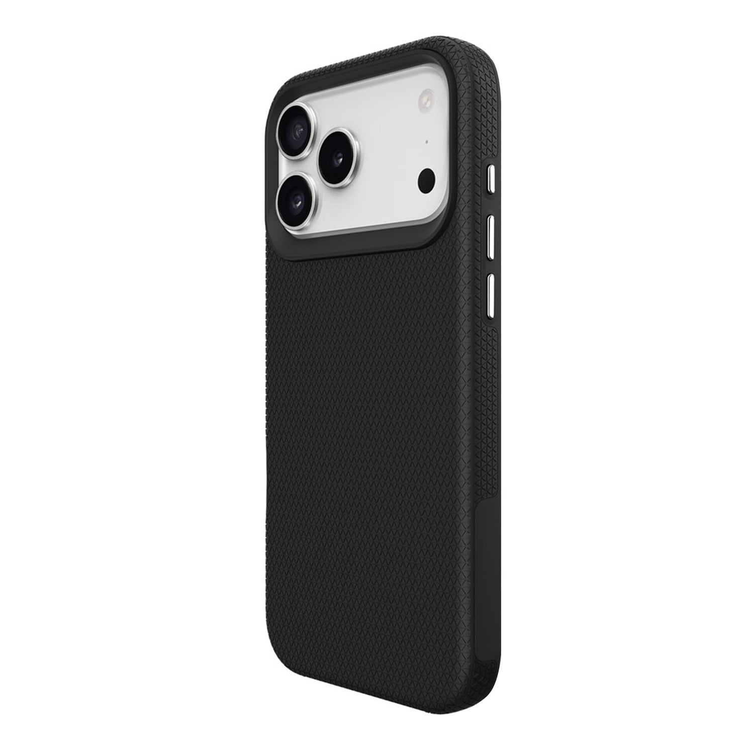 Shock Absorption Protective Dual Layer Case for iPhone 17 Pro Max - Black