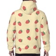 thumbnail image 7 of Goofa Strawberries for Men's Hooded Sweatshirt - Lightweight Pullover Hoodie with Kangaroo Pocket, Perfect for Everyday Wear-Large, 7 of 7