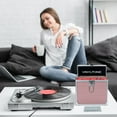 thumbnail image 2 of Vinyl Tonic 7" Or 12" Vinyl LP Storage Case with Cloth 3 Colours to Choose from Rose Gold 7", 2 of 2