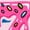 Pink, variant on 67 Colorful Dripping Novelty Graphic T-Shirt Casual Style With 100% Cotton Fabric,Suitable For Boys And Girls,Ideal Gift Niogvi 90cm