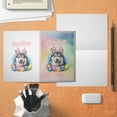 thumbnail image 4 of Happy Easter Siberian Husky with Bunny Ear Headband and Flowers 5x7in Folded Greeting Card Husky Dog Lover Gifts Single Note Card with Envelope - 13001, 4 of 5