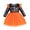 Orange, variant on mgoYE Toddler Baby Girl Halloween Outfit Pumpkin Dress Long Sleeve Orange Tulle Tutu Skirt Cute Fall Halloween Clothes(Orange,12-18 Months)