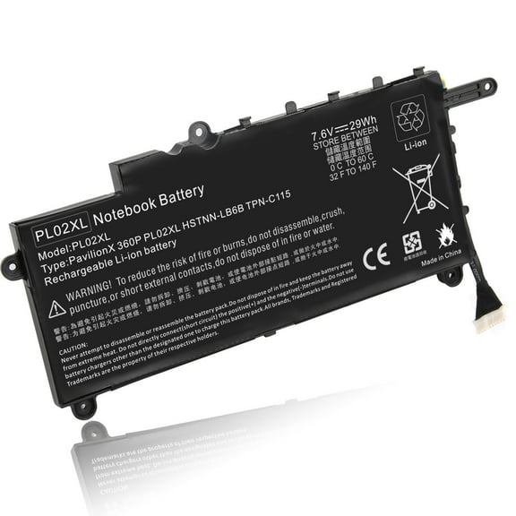 NextCell Battery for HP 7177376-001 751681-231 751681-421(21CP6/60/80) 751681-421 751875-001 HSTNN-DB6B HSTNN-LB6B PL02XL PL02 TPN-C115