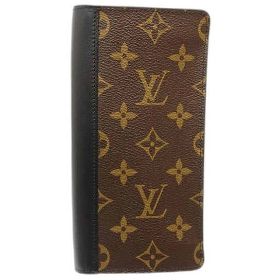 Pre-Owned LOUIS VUITTON Louis Vuitton Long Wallet M93800 Tanon Monogram Macassar... (Good)