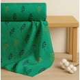 thumbnail image 4 of Soimoi Green Cotton Poplin Fabric Cotton Ball Leaves Print Fabric by Yard 42 Inch Wide, 4 of 7