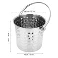 thumbnail image 4 of Cergrey Ice Container,Portable Ice Bucket,1L Stainless Steel Ice Bucket Container Portable Champagne Barrel with Filter Home Bar Supplies, 4 of 8